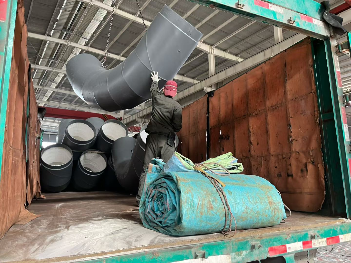大庆市碳化硅耐磨弯头双金属耐磨管 - 方案